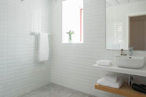 Salle de bains dans l'établissement Quinta do Rio Noémi