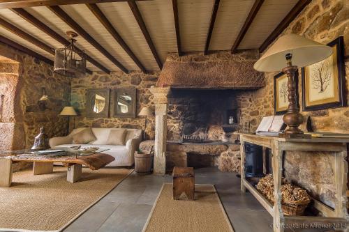 Hotel Rustico Lugar Do Cotariñoにあるシーティングエリア