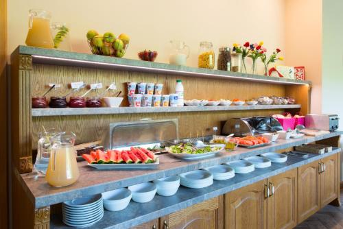 Mad på bed and breakfast-stedet eller i nærheden