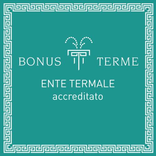 a logo for bonus termite evangelical accreditation at Hotel Terme Venezia in Abano Terme