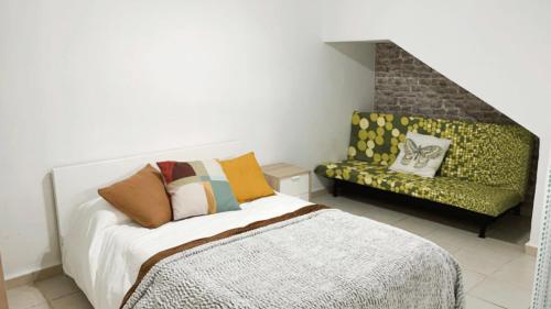 Cama o camas de una habitación en CASA BAIANA - Dúplex en Costa Ballena