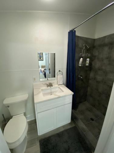 Ванна кімната в Antonine Apartment Upper Garden District