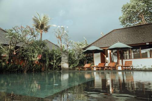 Landskap semula jadi dekat dengan resort
