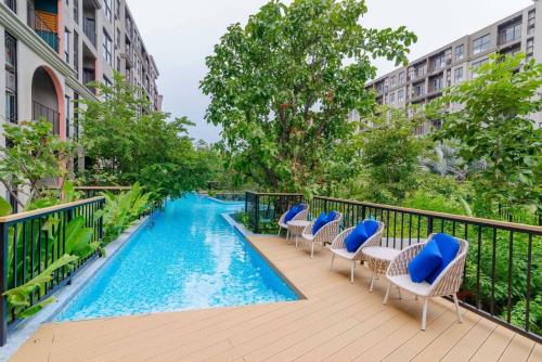Πισίνα στο ή κοντά στο Cicada Huahin Pool Access by PP ห้องสวยติดสระ