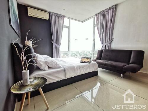 Χώρος καθιστικού στο KSL D'Esplanade By JettBros Johor Bahru