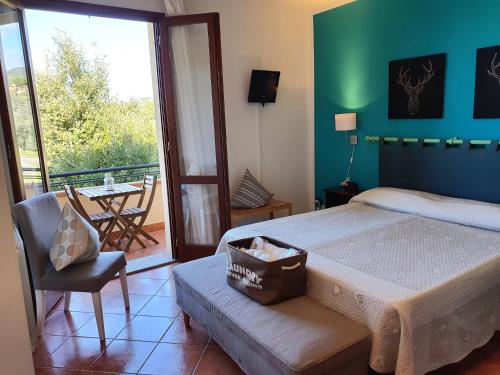 Postel nebo postele na pokoji v ubytování B&B La Casa Di Zefiro