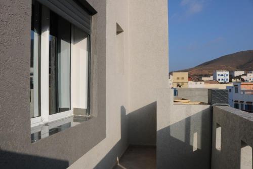 a view from the balcony of a building at Tiwaline Tarsime App E in Sidi Ifni
