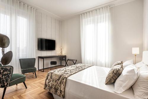 Postel nebo postele na pokoji v ubytování Apollo Suite
