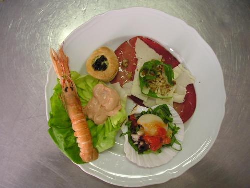 Comida en el hotel o alrededores