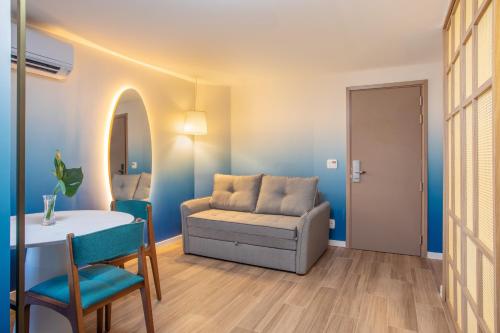 Ruang duduk di Mercure Rio Boutique Hotel Copacabana