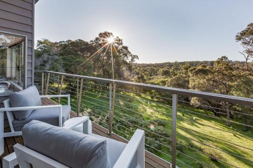 a view from the balcony of a house at Glennishka in Margaret River Town