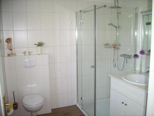 Koupelna v ubytování Ferienwohnung Diena - Unterkunft mit toller Ausstattung und zwei Terrassen