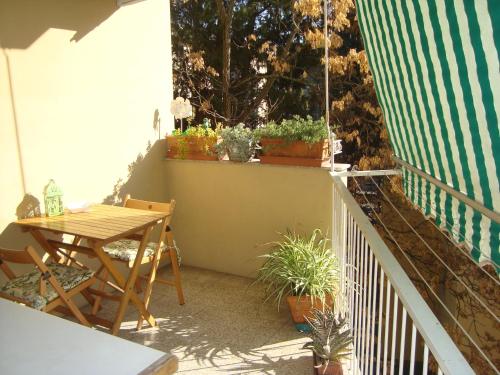 A balcony or terrace at Sotto Fiesole
