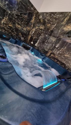 a view of a glacier with snow and ice at RoyalSpa appartement d'amour avec jacuzzi privatif in Strasbourg