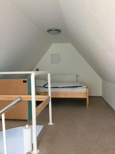 Un ou plusieurs lits superposés dans un hébergement de l'établissement FeWo Carstensen