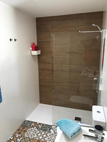 Koupelna v ubytování CASA BLANQUI