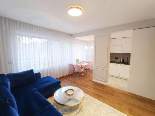 Kuchyň nebo kuchyňský kout v ubytování Premium Apartmani Banja Luka