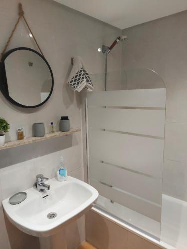 Ένα μπάνιο στο Estancia acogedora en Vigo