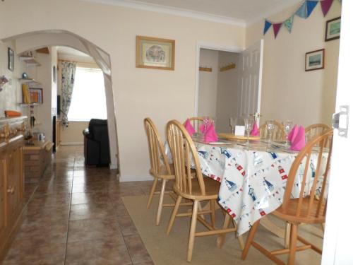 Dining area at the vacation home 