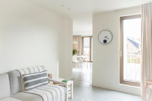 Χώρος καθιστικού στο Trendy Apartments as Base to Discover Ghent