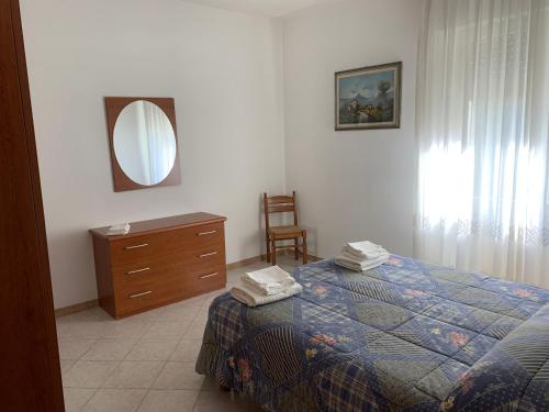 A bed or beds in a room at Apartment Peretola Guest parking included