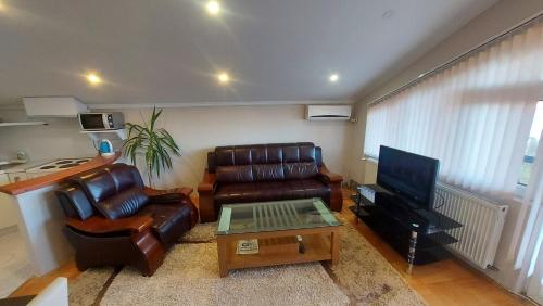Μια τηλεόραση ή/και κέντρο ψυχαγωγίας στο Apartment Perla