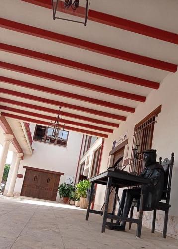 Balkón nebo terasa v ubytování Casa Rural Los Rosales en el Corazon de la Mancha