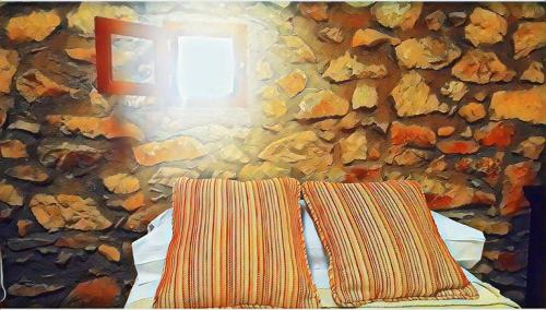 Katil atau katil-katil dalam bilik di Vía Natura Hotel Rural