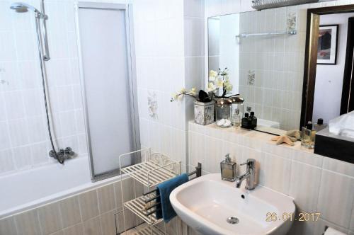Koupelna v ubytování Ferienwohnung Fischer