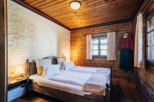 Postel nebo postele na pokoji v ubytování Beim Oswald