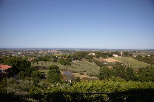 a view of a city from the top of a hill at Relais Villa Margherita in Longiano