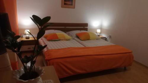Ένα ή περισσότερα κρεβάτια σε δωμάτιο στο Apartmán Danka