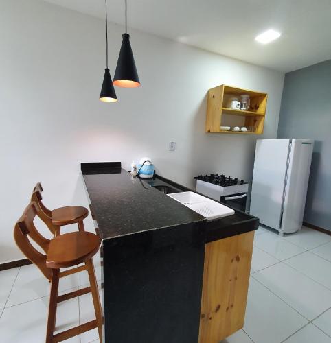 Dapur atau dapur kecil di Tatuí Flats