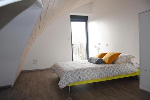 Posteľ alebo postele v izbe v ubytovaní Gîte Auberoques Aveyron- maison indépendante- classée 3 étoiles