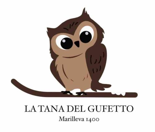 an owl with the words la tiana del guercato maribel guile at La Tana del Gufetto in Marilleva