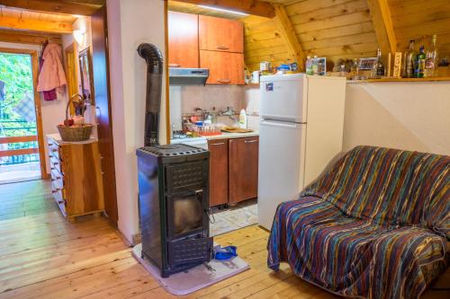 Kuchyň nebo kuchyňský kout v ubytování House Jaksic