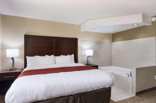 Katil atau katil-katil dalam bilik di Comfort Inn Kings Mountain