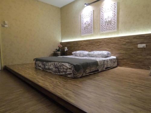 Кровать или кровати в номере Aurura PremiumStay Exclusive Home