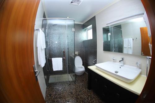 Ванная комната в Boutique Villa Bougainvillea