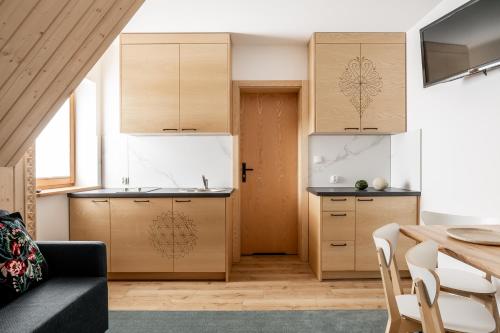 Una cocina o zona de cocina en Cubryna