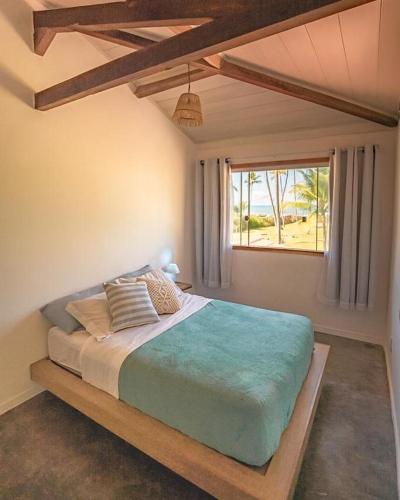 Krevet ili kreveti u jedinici u okviru objekta Welove Beach House-Pés na areia Quintal dos Sonhos