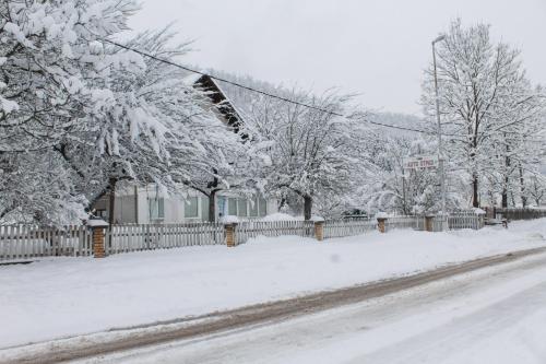 Planinska kuća za odmor Vuković semasa musim sejuk