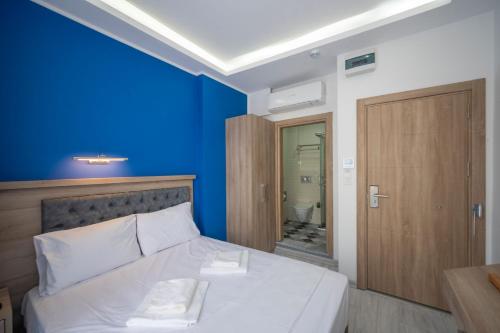 Okda Hotelにあるベッド