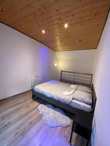 Postel nebo postele na pokoji v ubytování Vesoul appartement atypique centre ville.