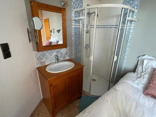 Ένα μπάνιο στο Villa Salagou - Vue sur le lac - Liausson 34800 - 6-8 pers - 100m2