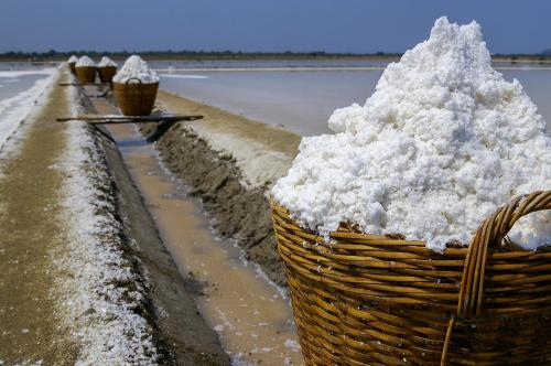 a pile of snow in a basket on a wall at Villa Station by Cassai in Ses Salines