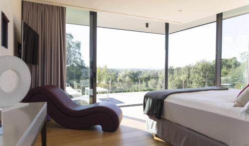 Posteľ alebo postele v izbe v ubytovaní Luxurious Golf Villa La Vinya 5