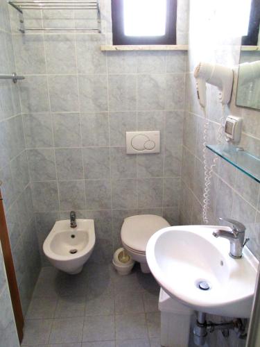 Koupelna v ubytování Hotel Zenith