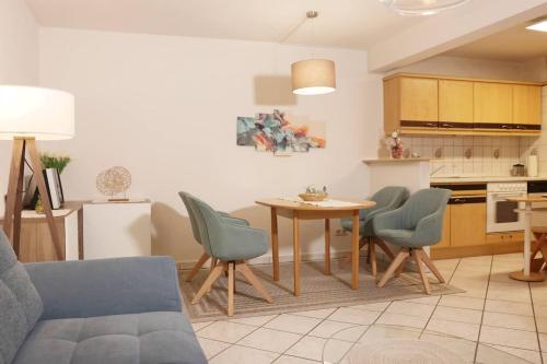 Kuchyň nebo kuchyňský kout v ubytování Ferienhaus Mey