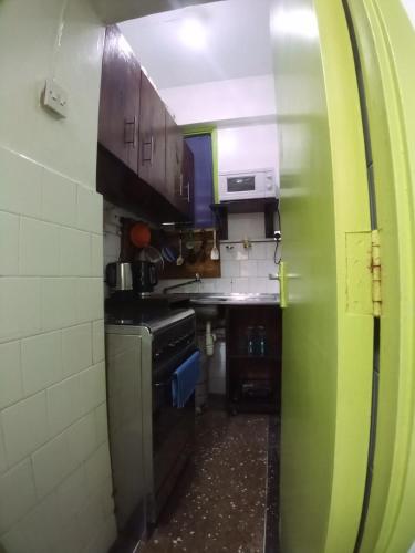 Kuchyň nebo kuchyňský kout v ubytování SAFI Apartment